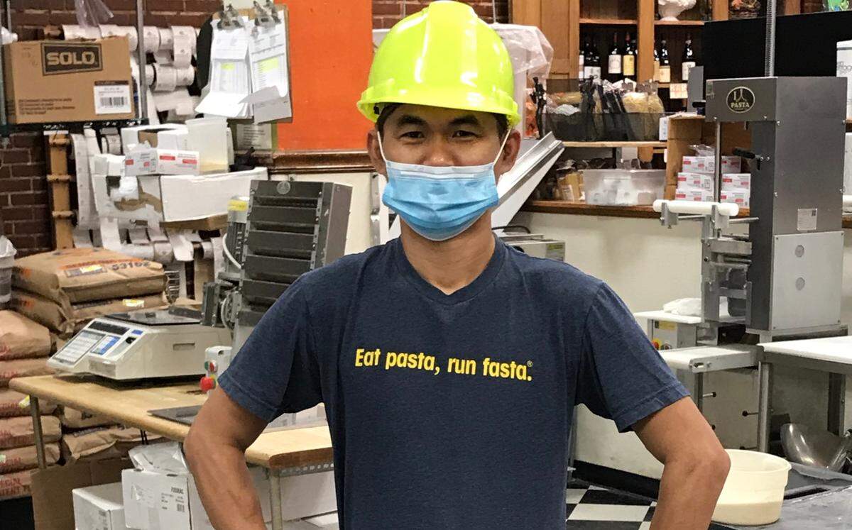 Thang Sum came to the U.S. in 2019 as a refugee from Myanmar and found work at Pasta and Provisions through Carolina Refugee Resettlement Agency.