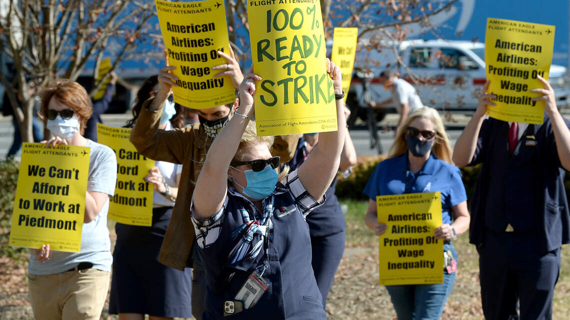 ‘Solidarity works’: Tentative deal reached to avert strike by CLT flight attendants