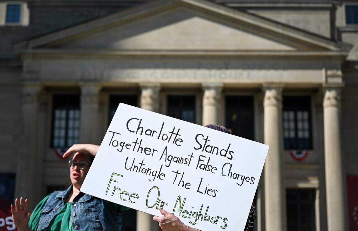 Jury splits verdict for Charlotte protesters charged in ICE confrontation