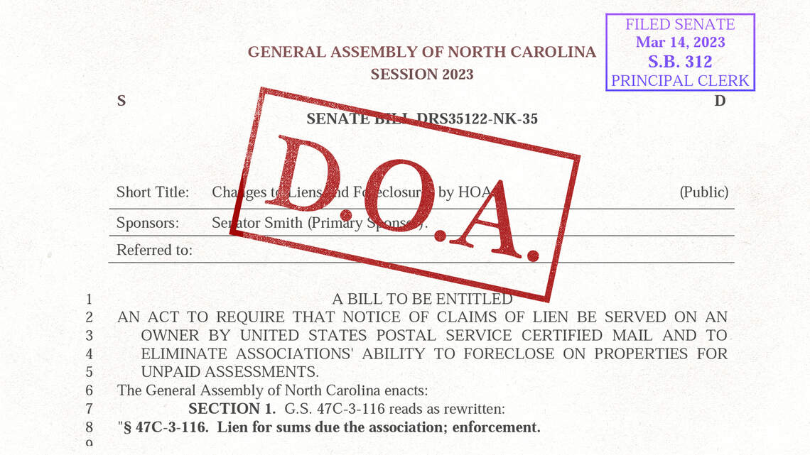 When North Carolina HOAs want to block or pass legislation, they often get their way