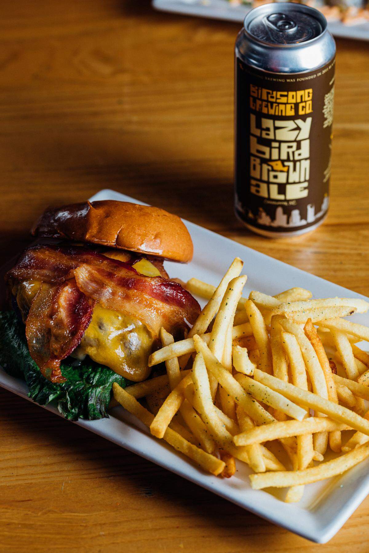 The CBCLT is one of the most popular dishes at The Cowfish Sushi Burger Bar.