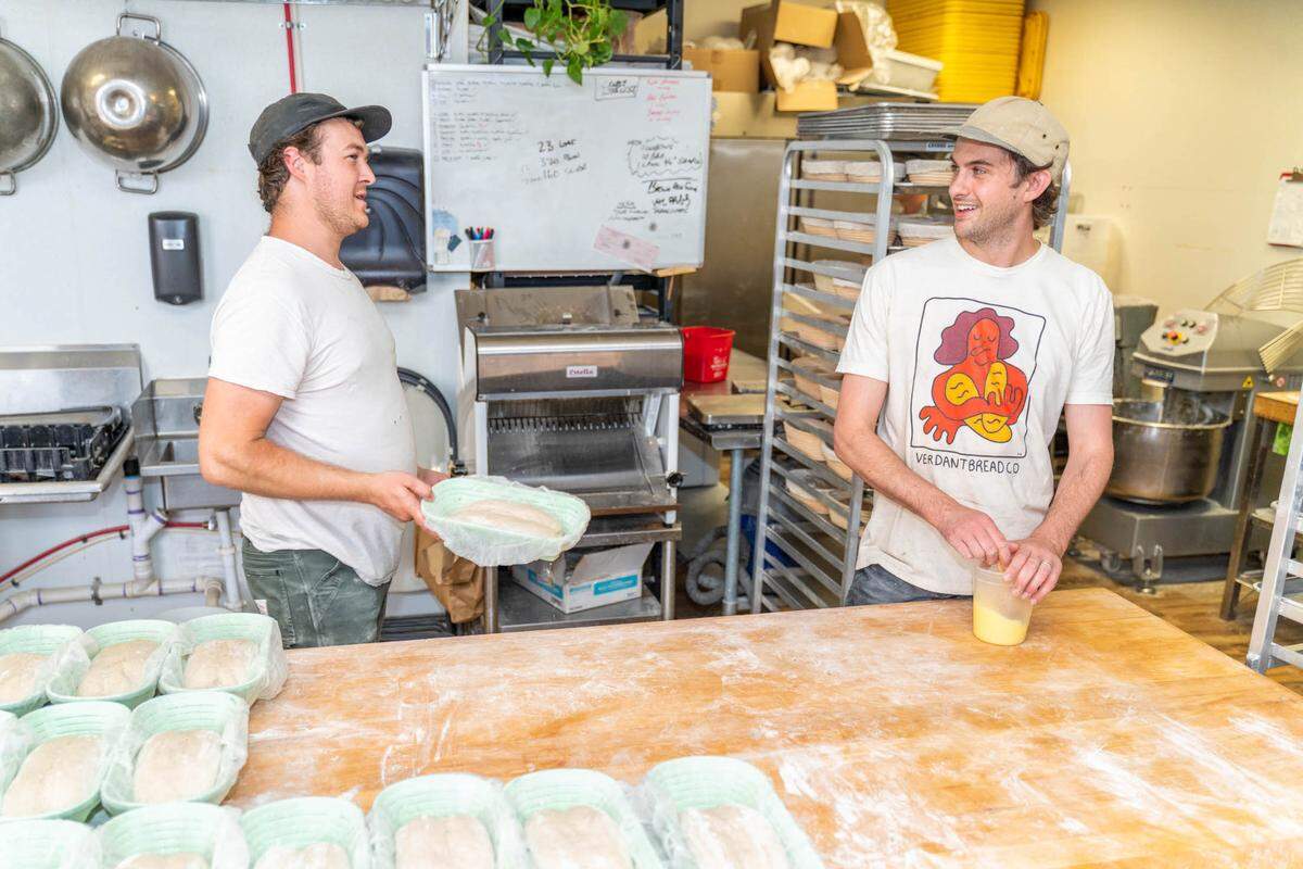 Verdant Bread’s Jaymin McAffrey and Tanner Fink.