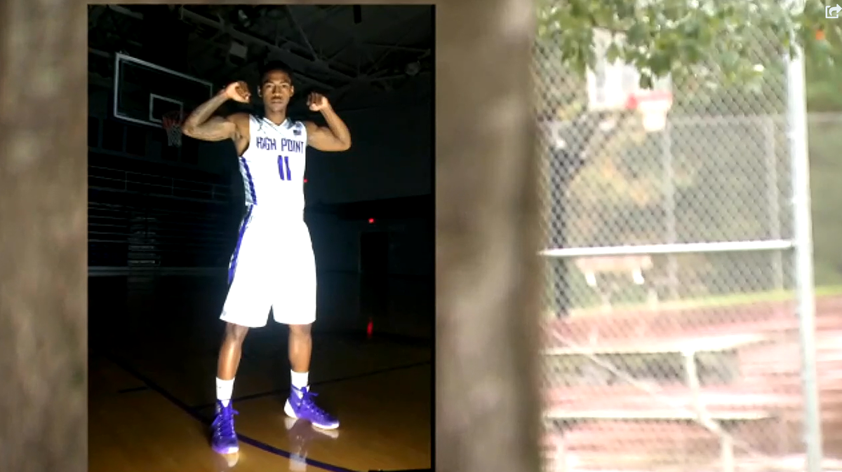 Police say High Point University basketball player Haiishen McIntyre died when Michael Withers shot him on a Huntersville basketball court in 2021. Withers will stay in jail until a jury hears his case, which includes murder and multiple other assault charges, a Charlotte judge ruled in Mecklenburg County Courthouse on Tuesday, Feb. 20, 2024.