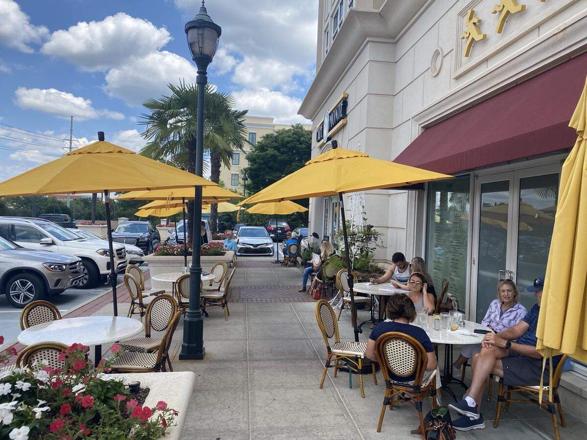 Enjoy classic French dishes at the award-winning Cafe Monte.