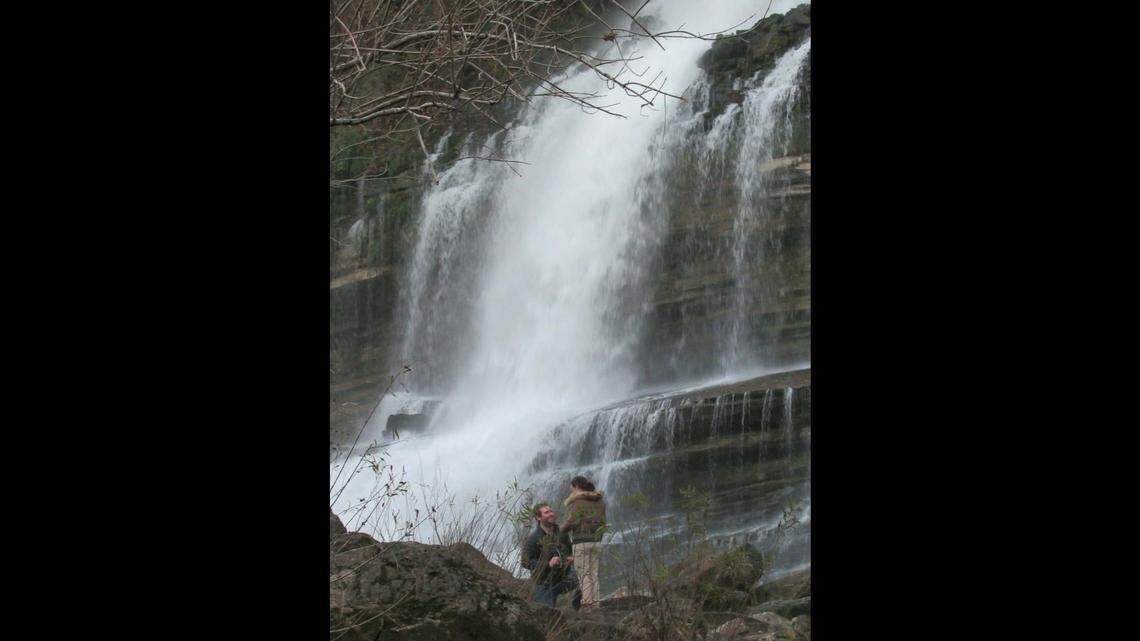 A hiker witnessed this proposal Nov. 13 in a Tennessee state park and has been trying to share the images with the couple. They have so far not been located.