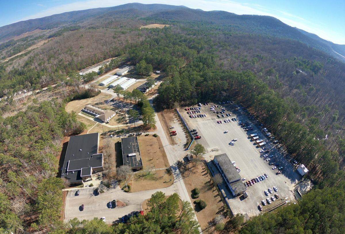 The 360 K9 Group training facility where the dogs working with NASCAR for COVID-19 screening is located in Anniston, Ala. a two hour drive from Atlanta Motor Speedway.