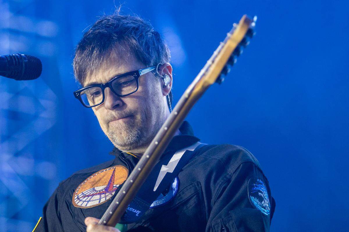 Weezer’s Rivers Cuomo at Lovin’ Life Music Fest.