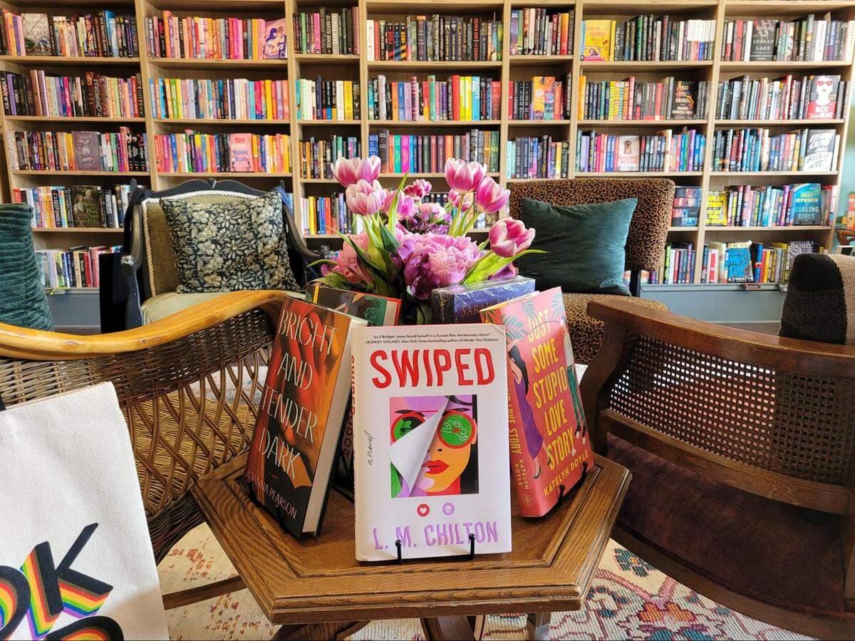 Belmont Bookshop offers a cozy space and a welcoming environment for visitors.