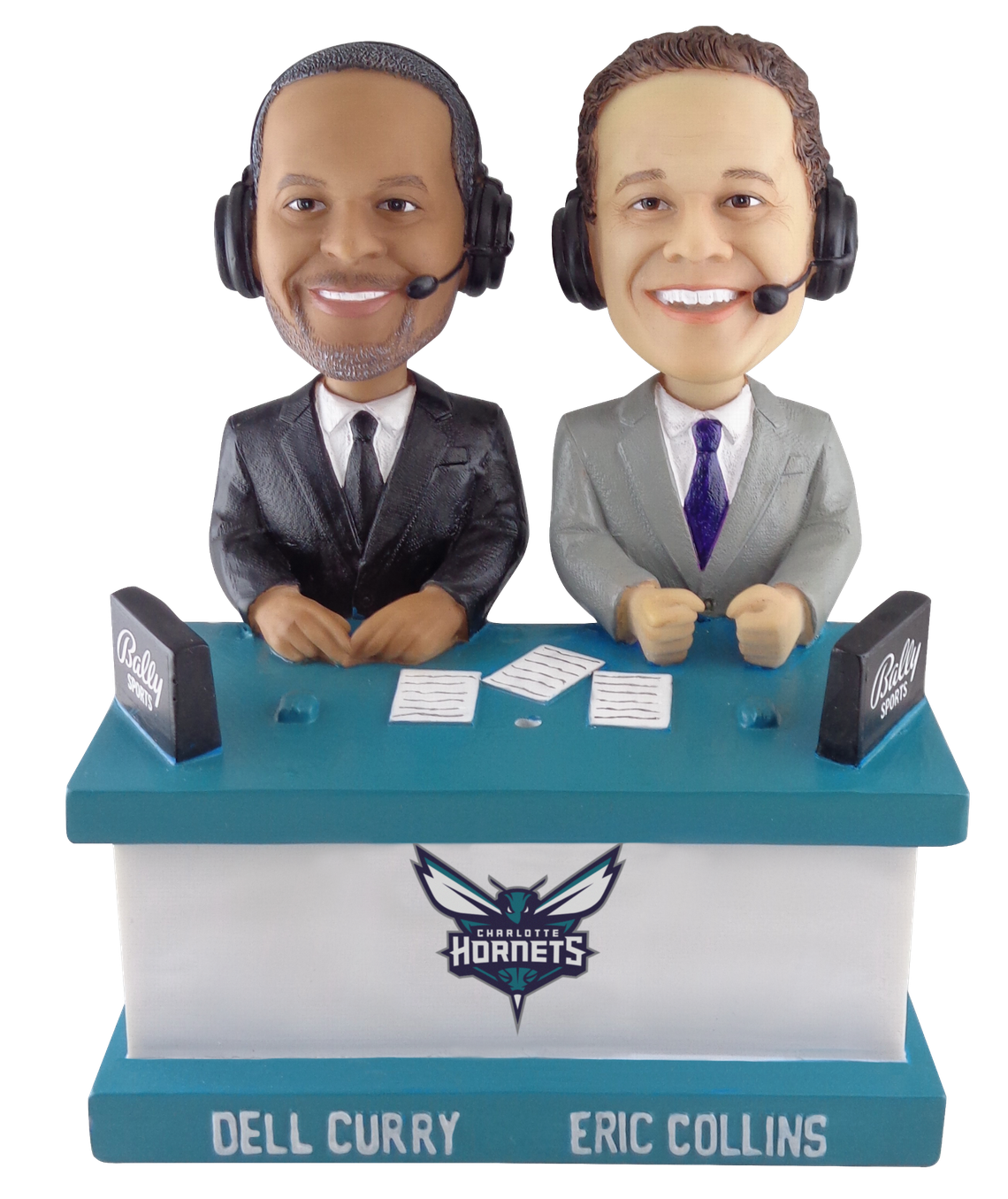 Dell Curry/Eric Collins bobblehead