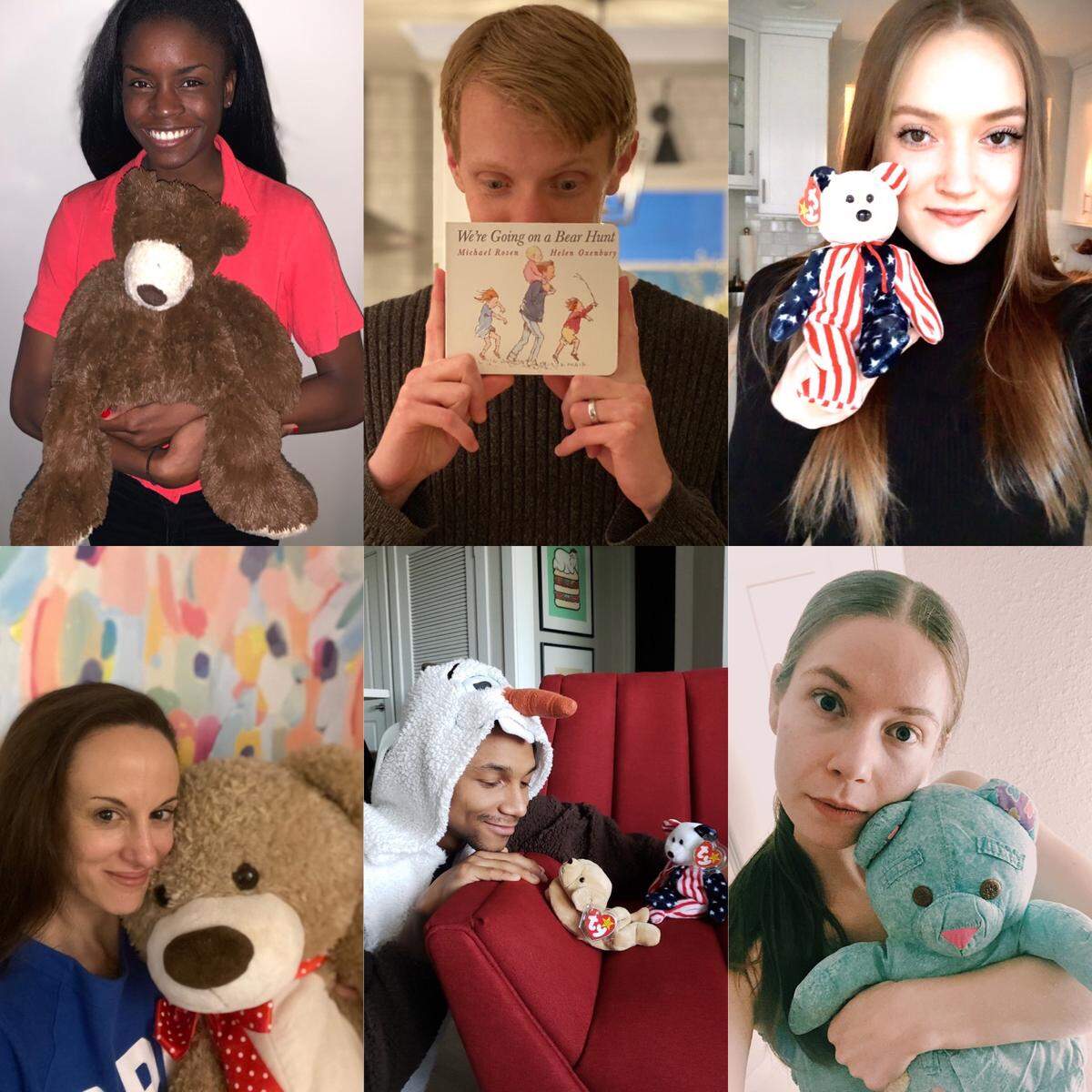 Charlotte Ballet II dancers created a video based on the children’s book “Going on a Bear Hunt.” These shots of Charlotte Ballet and CBII dancers with their stuffed toys and other animals were used on social media to launch the video.