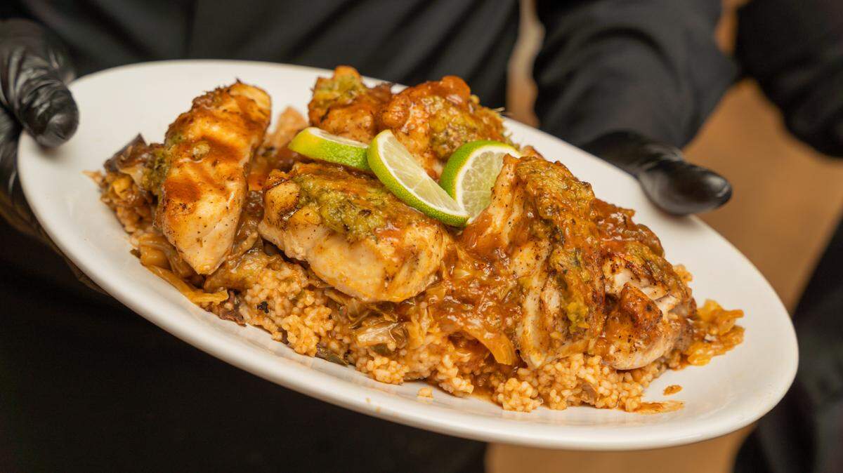 Bintou N’Daw Young’s Thiéboudienne (Senegalese Jollof Rice & Fish) was one component of A Noble Grain brunch at the FOOD & WINE Classic in Charleston.