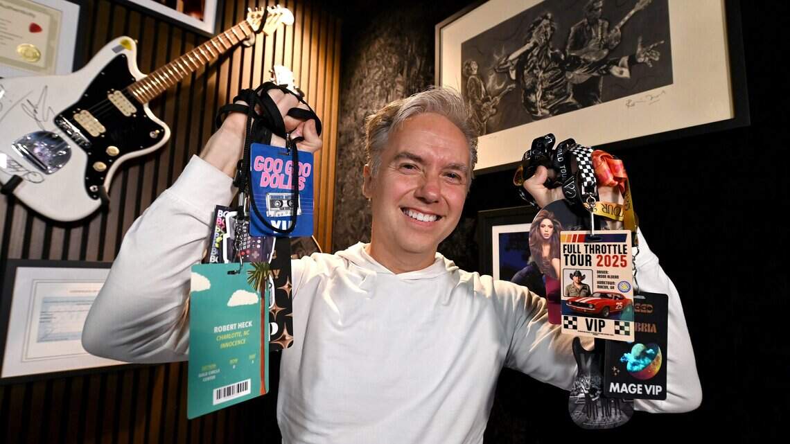 This Charlotte dentist gets a much better spot than you at concerts. Here’s how.