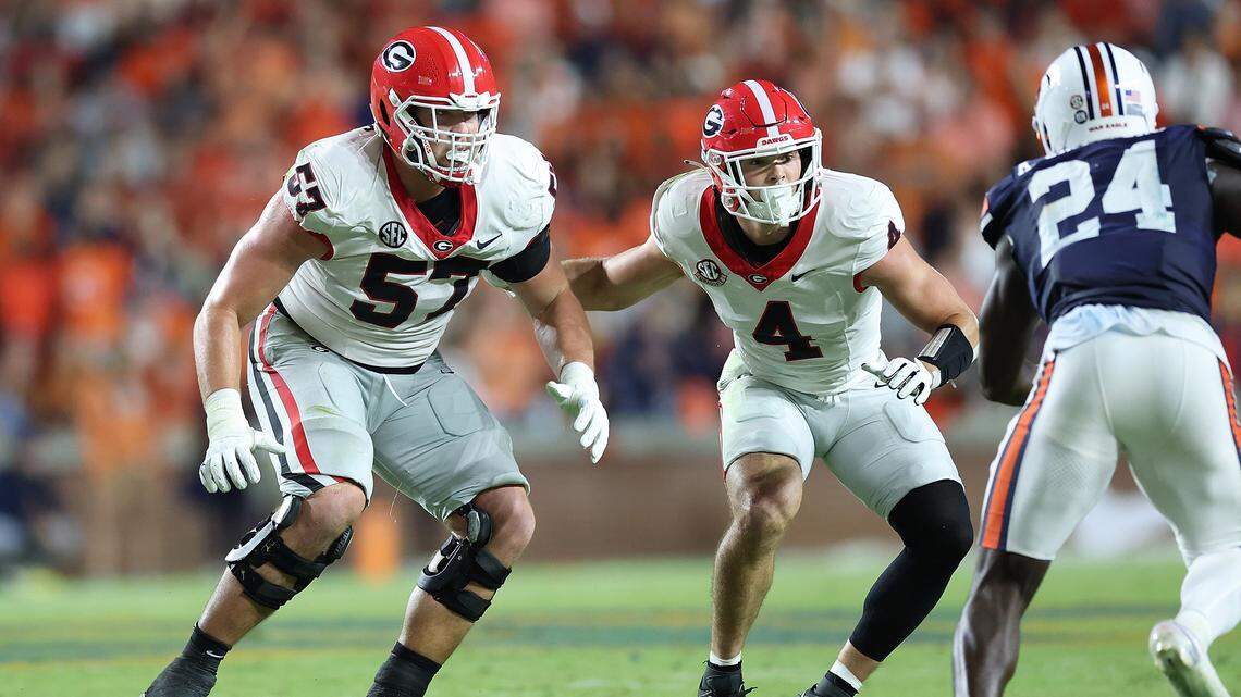 NFL Draft: Carolina Panthers take Georgia OT Monroe Freeling in 2026 first round