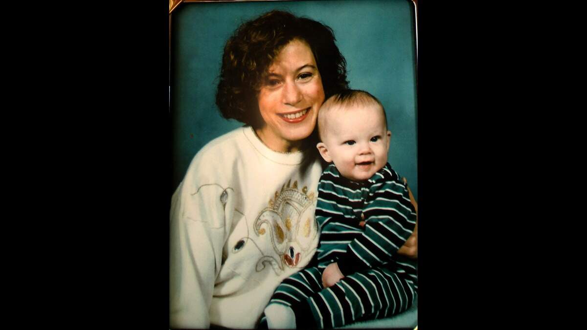Kim Thomas with her son, Elliott. Thomas was killed not long after this photo was taken.