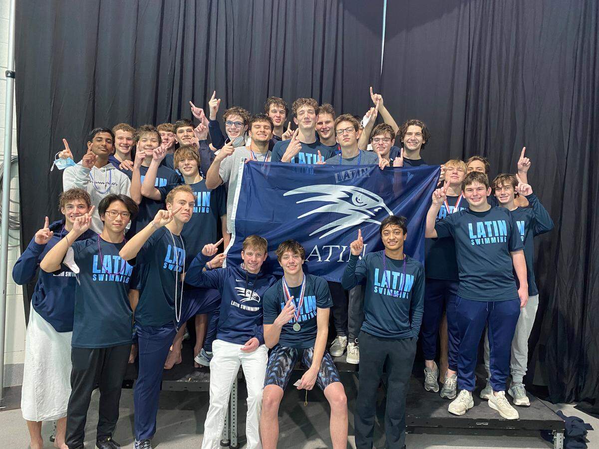 Charlotte Latin’s boys swim team won the CISAA championship Wednesday