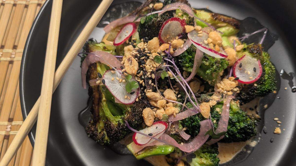 Sesame broccoli at DŌZO Japanese American Kitchen.