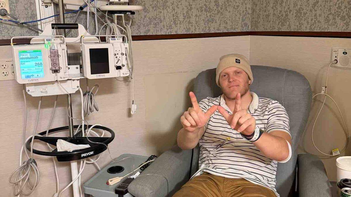 Former Ardrey Kell QB Jack Curtis, now a senior at Carleton  College in Minnesota, recently completed chemotherapy treatments.