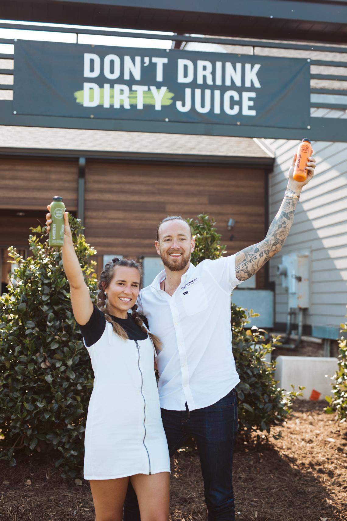 Huntersville-based Clean Juice founders Kat and Landon Eckles plan to add another 70 franchise stores to the already 110 stores nationwide.