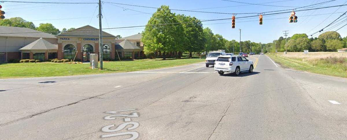 The 19-acre Mission Stumptown mixed-use community would rise on a corner of this Huntersville intersection.