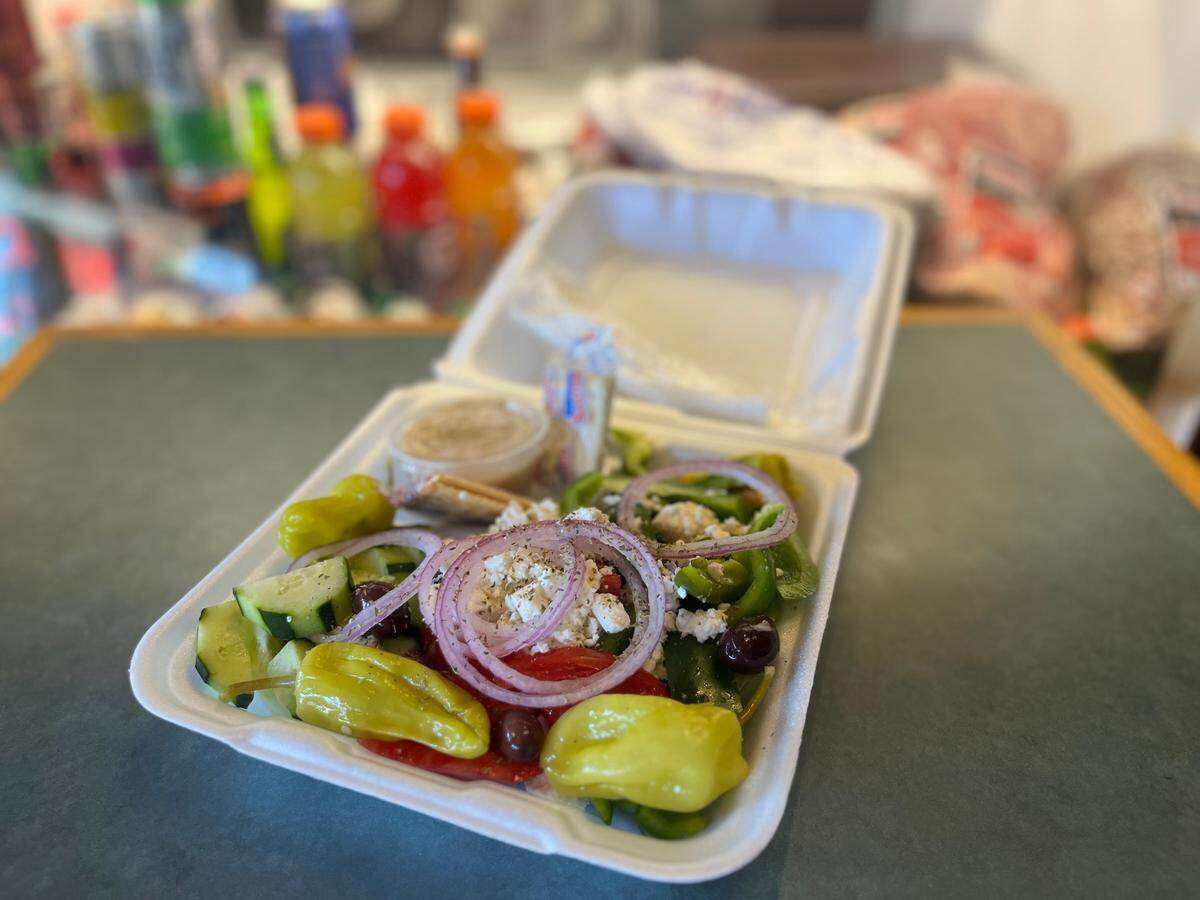 Picadeli’s Pub-in-Deli’s Horiatiki Greek salad.