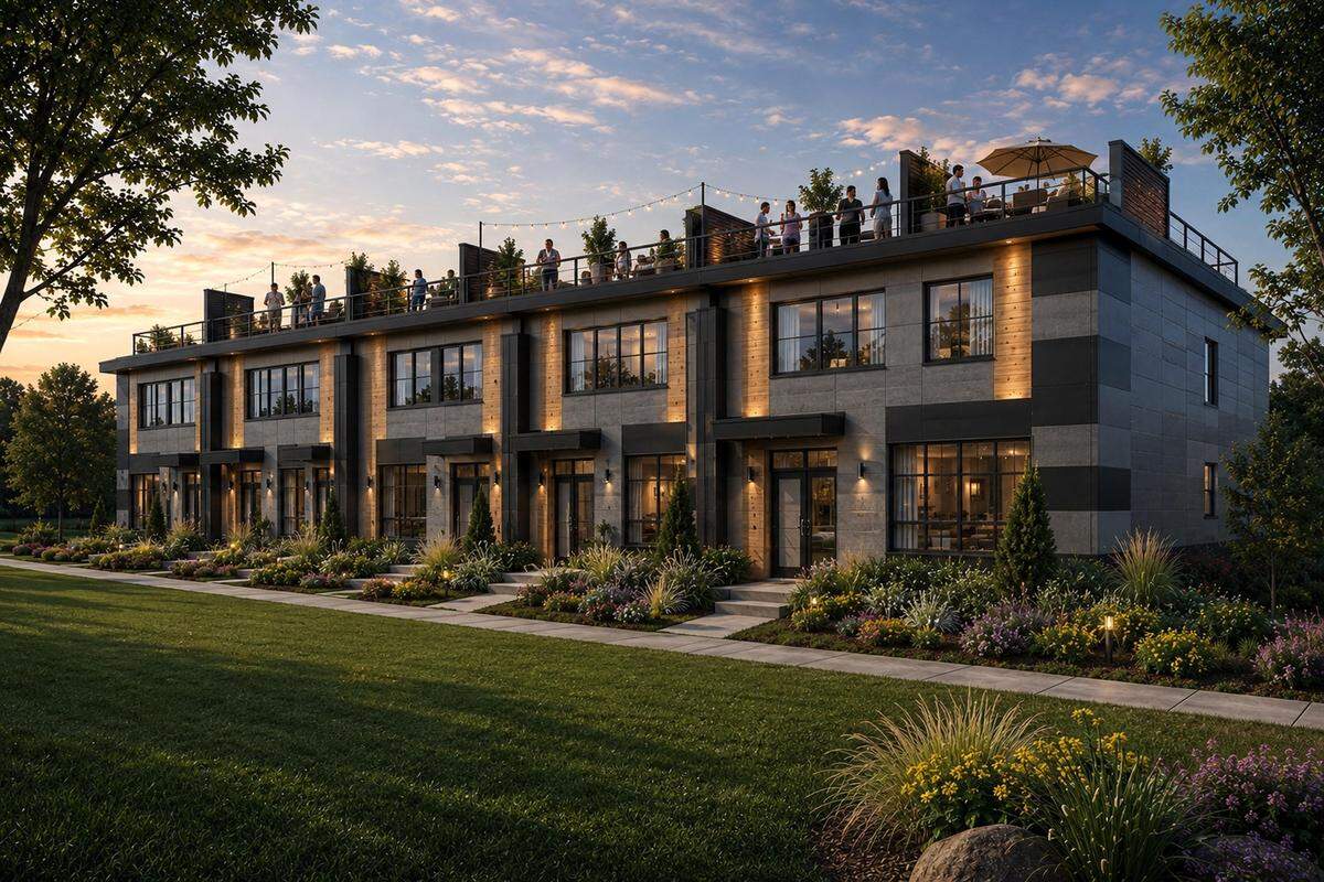 Motorsports enthusiasts will be able to watch the on-track action from the rooftops of their townhomes, or luxury villas, at the proposed $50 million Race City Motorpark & Social Club