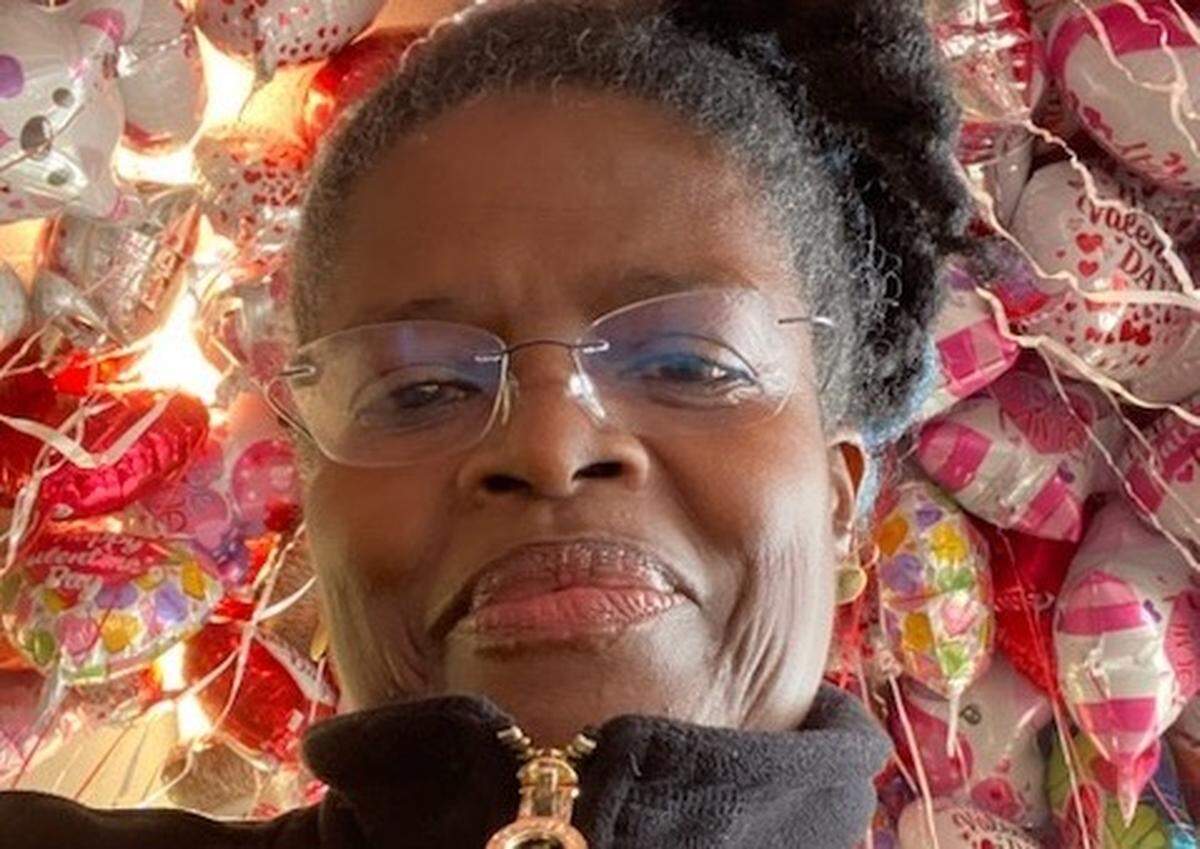 “When you don’t have a man/husband but ... love is still on the menu,” Brenda Pinkston wrote on Facebook as she posted this selfie. Then the responses poured in.
