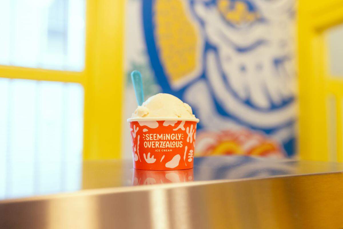 Seemingly Overzealous makes ice cream without dairy, eggs or gluten.