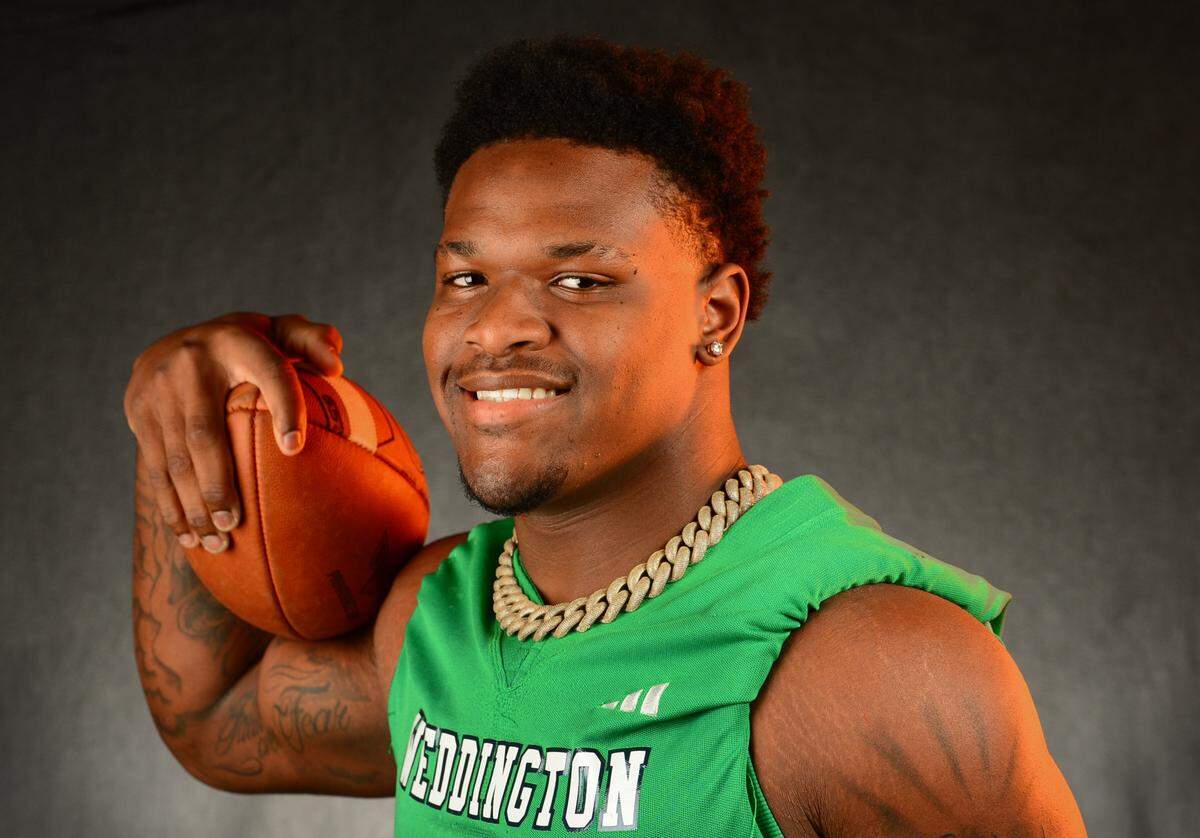 Weddington Warriors defensive lineman Aiden Harris on Tuesday, December 9, 2025.