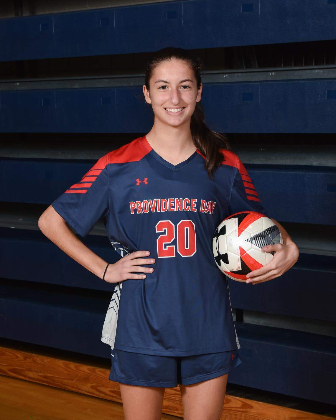 Providence Day girls soccer star Katerina Perolus