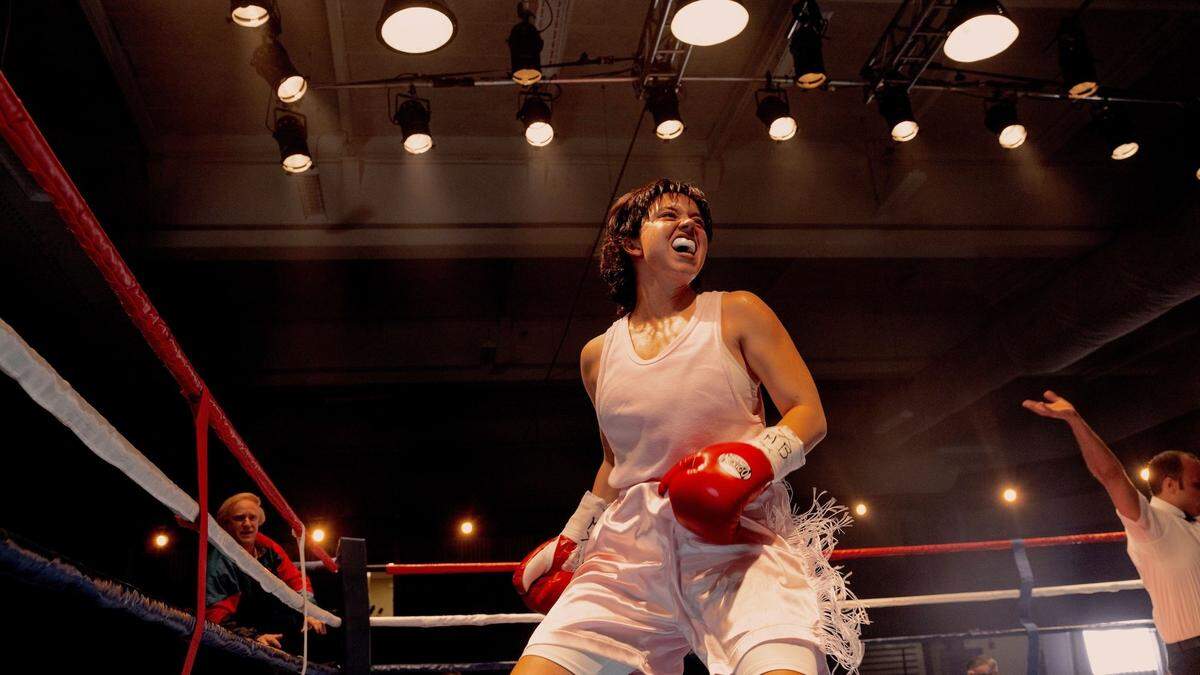 Sydney Sweeney as Christy Martin in the 2025 movie “Christy,” based on the women’s boxing pioneer’s life.