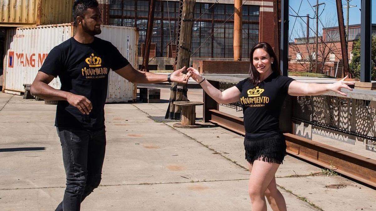 Movimento Dance Academy will teach Bachata and Salsa footwork during Fall Latin Night at Camp North End on Oct. 17.