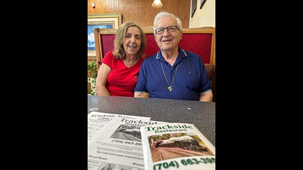Helen and George Georgakis are closing their Trackside Restaurant in downtown Mooresville on Saturday, June 22, 2024, after 32 years. The couple are retiring.