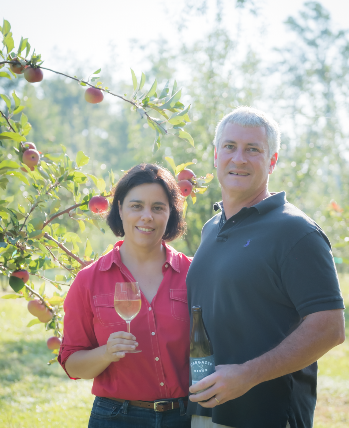 David and Ann Marie Thornton, owners of James Creek Cider House.