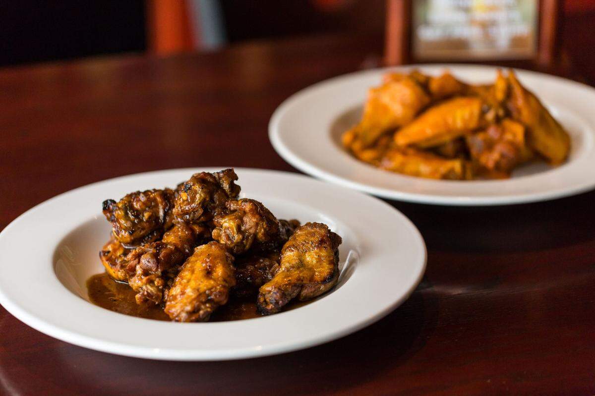 Duckworth’s Grill & Taphouse sells chicken wings in a variety of flavors.