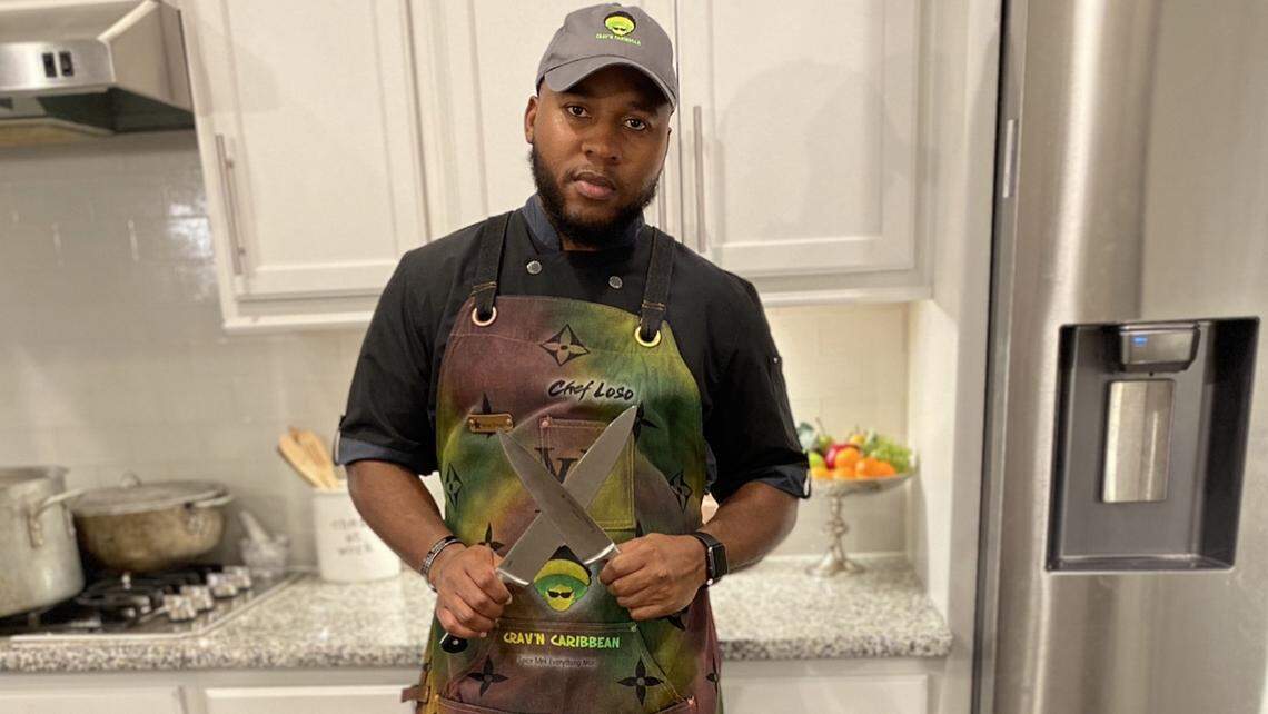Crav’n Caribbean owner chef Carlos Abrahams.