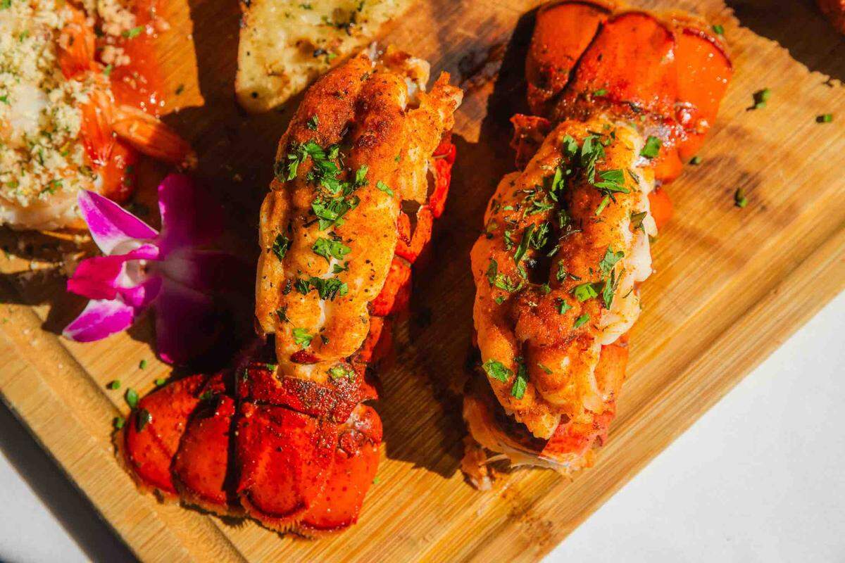 The Shareable Sea Board at The Porter’s House comes with two lobster tails.