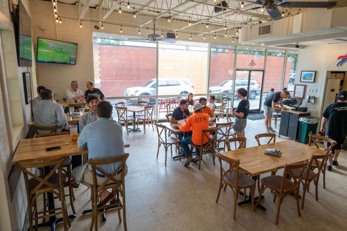 The main dining area inside Lebowski’s pictured in 2022.