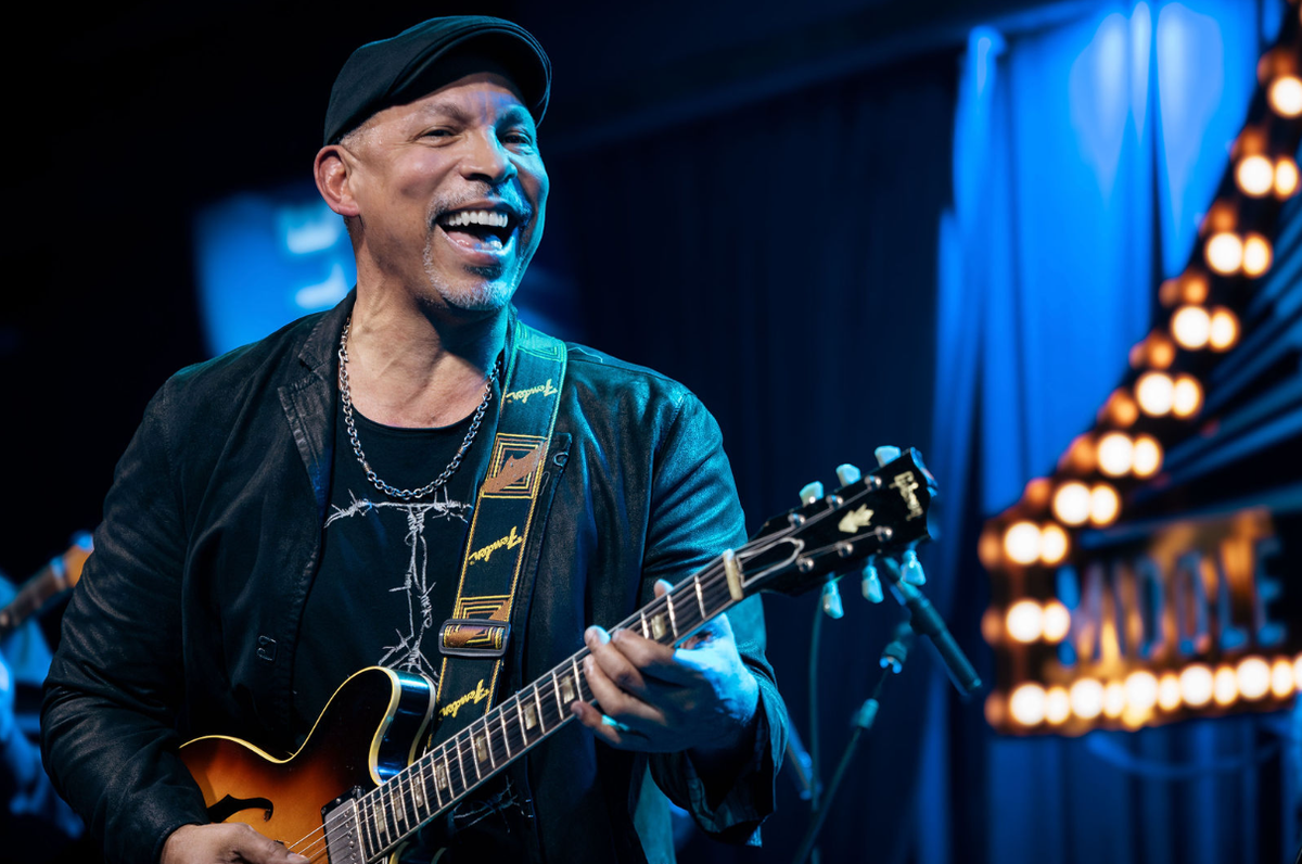 Gene Woods — photographed at Middle C Jazz Club this past December — has been loving making music. But a tour will remain on the back burner for awhile, he says, as he focuses on pushing his healthcare systems into the future.