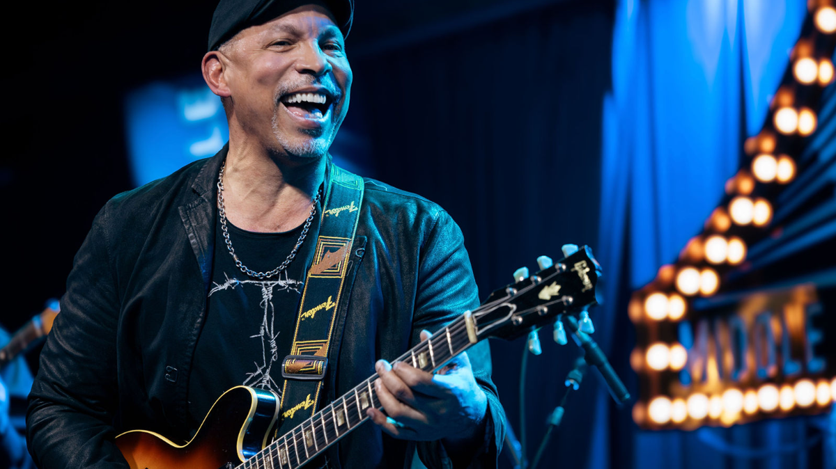 Gene Woods — photographed at Middle C Jazz Club this past December — has been loving making music. But a tour will remain on the back burner for awhile, he says, as he focuses on pushing his healthcare systems into the future.