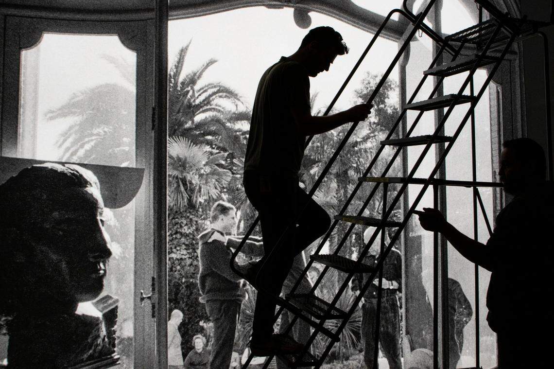 Work continues at Mint Museum Uptown for the big Picasso landscapes exhibit. As part of the gallery design, visitors also will see scenes of Picasso at home and in his studio.