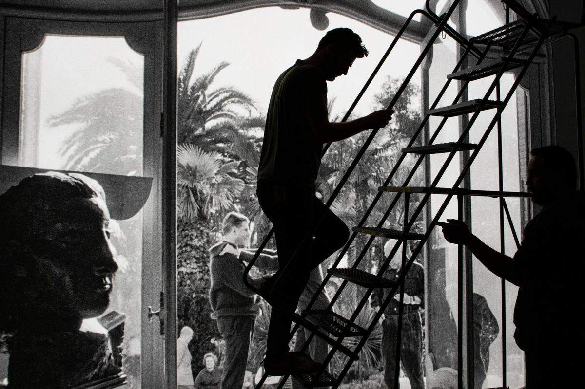 Work continues at Mint Museum Uptown for the big Picasso landscapes exhibit. As part of the gallery design, visitors also will see scenes of Picasso at home and in his studio.