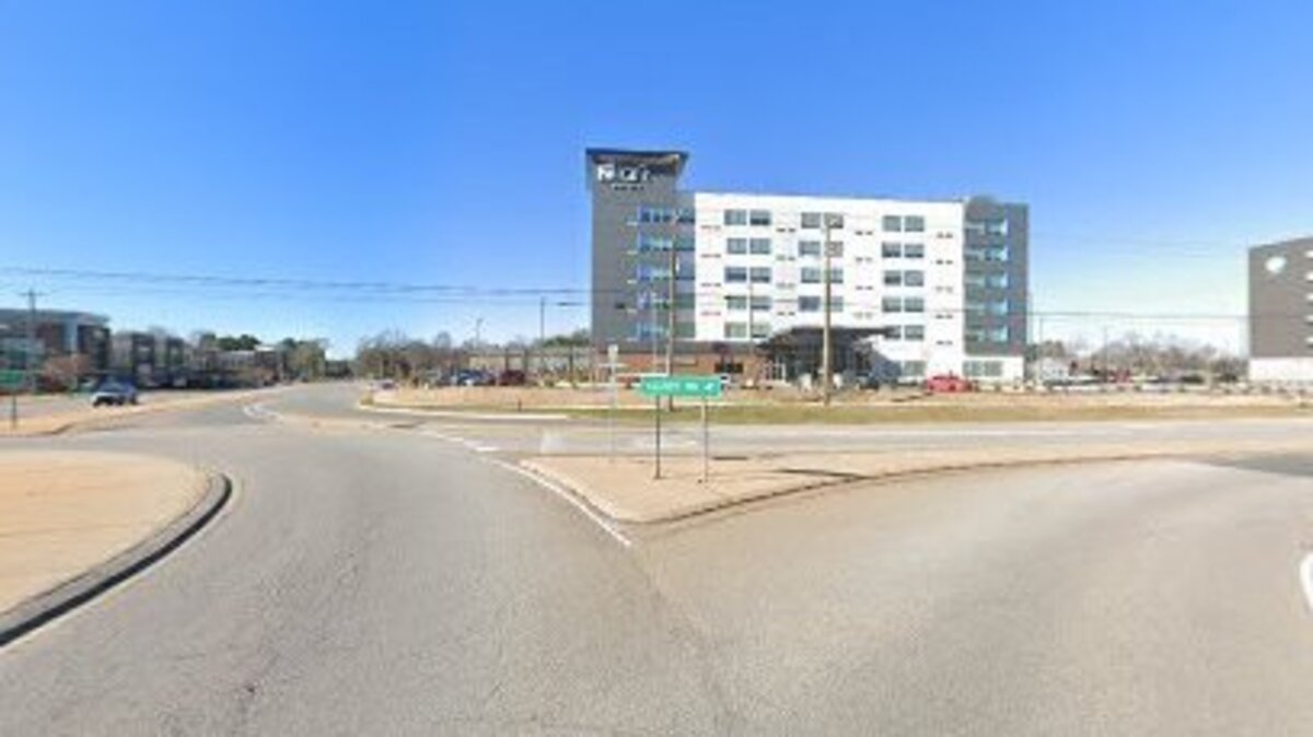 Shown is the intersection of Alcove Road and Langtree Road at Interstate 77 Exit 31 in southern Iredell County. An Atlanta developer has proposed building 314 apartments off Alcove Road just north of the intersection.