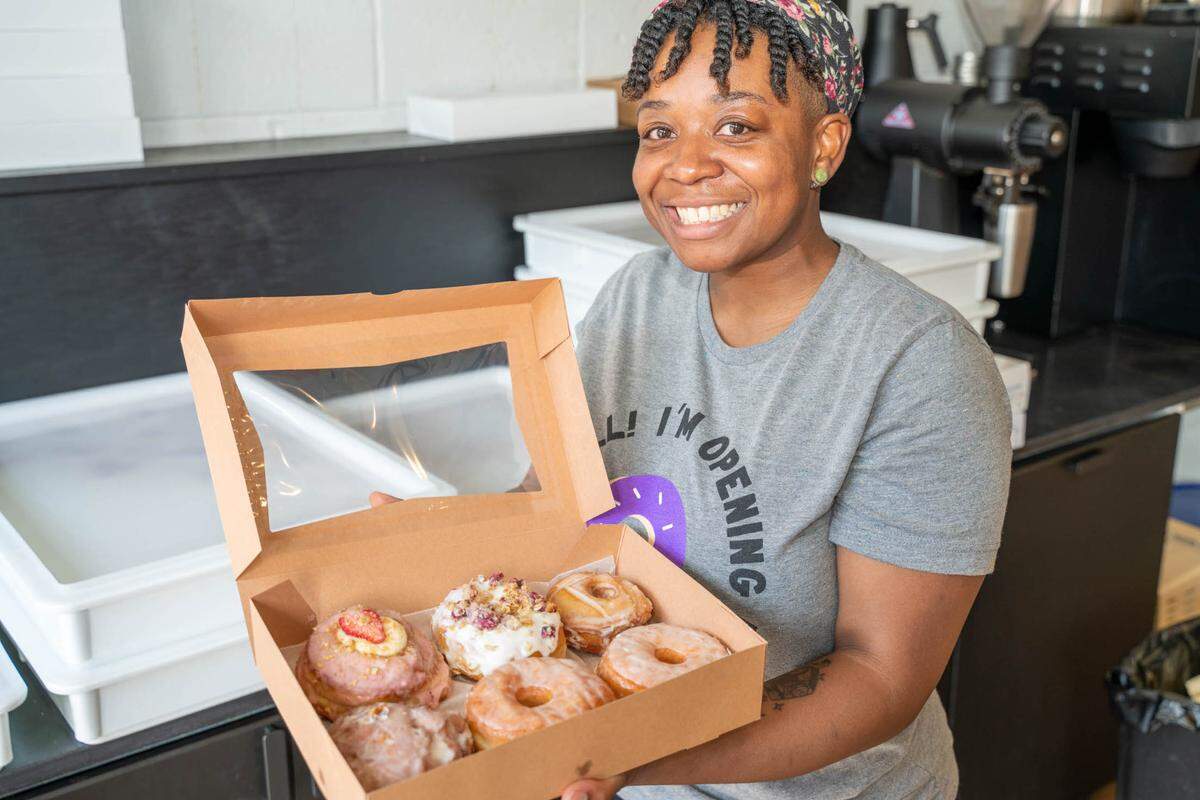 Jasmine Macon is opening Beyond Amazing Donuts at Camp North End.