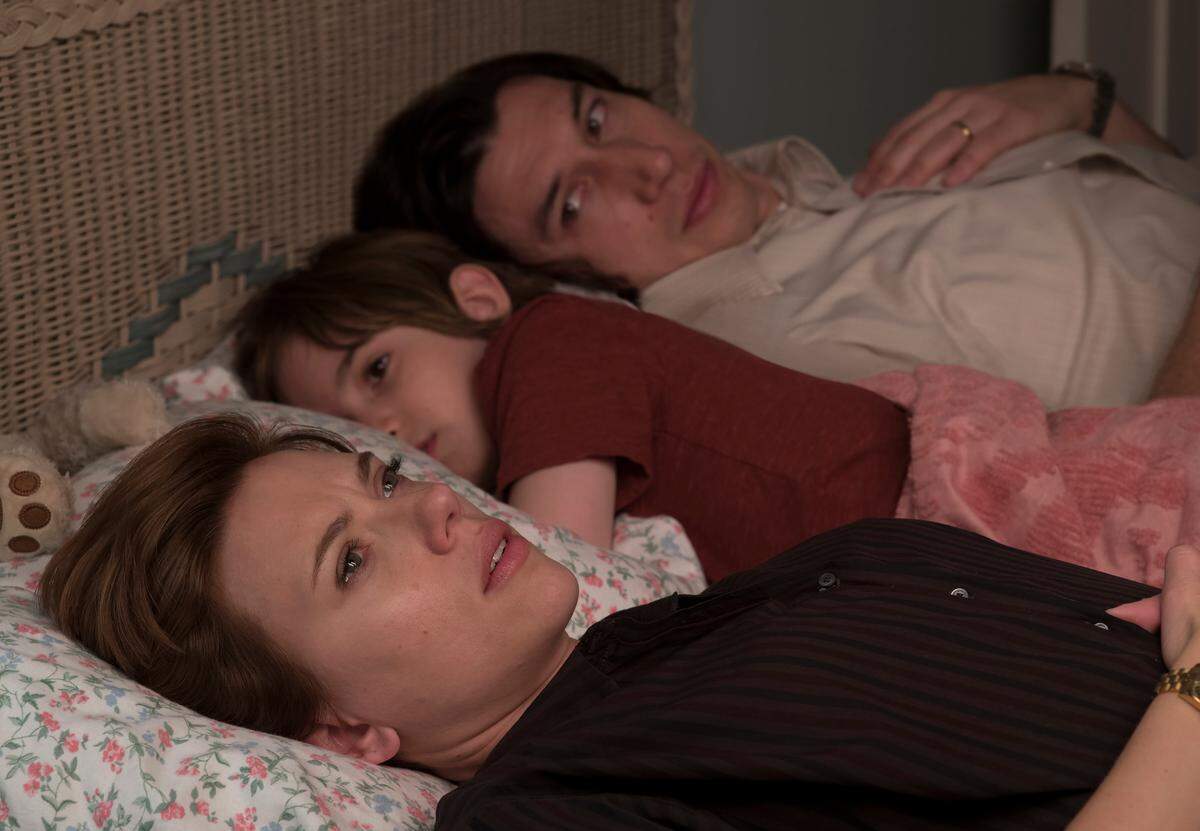 Adam Driver and Scarlett Johansson play a couple driven apart in Noah Baumbach’s comedy-drama “Marriage Story.”