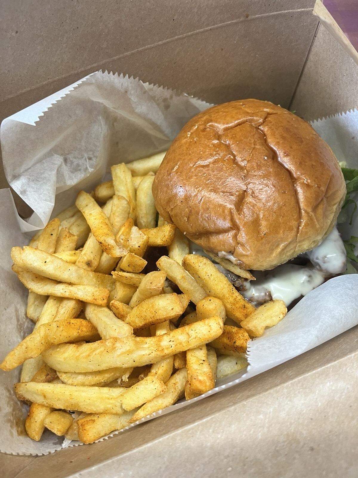 Good Food by Food Geeks offers burgers, wings, salads and more.