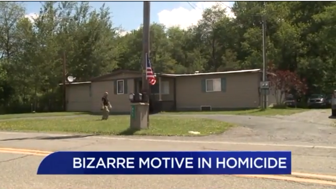 Site where the killing of Stephen Mineo took place in July 2017. Barbara Rogers is on trial for the shooting, which prosecutors have linked to cult. WNEP Video screenshot