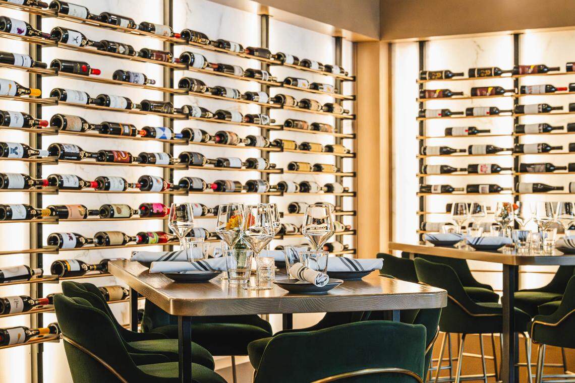 The wine bar at Rosemont Market in Elizabeth.