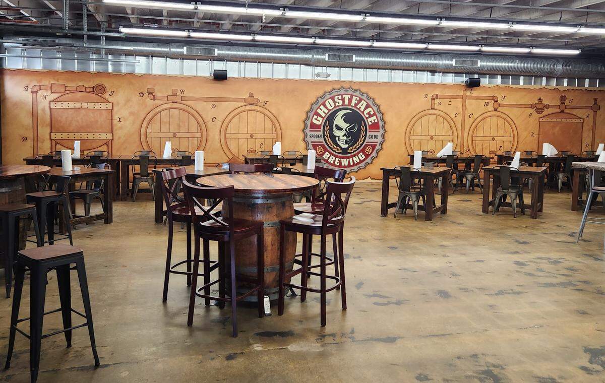 Ghostface Brewing’s new space is about double the size of its previous location.
