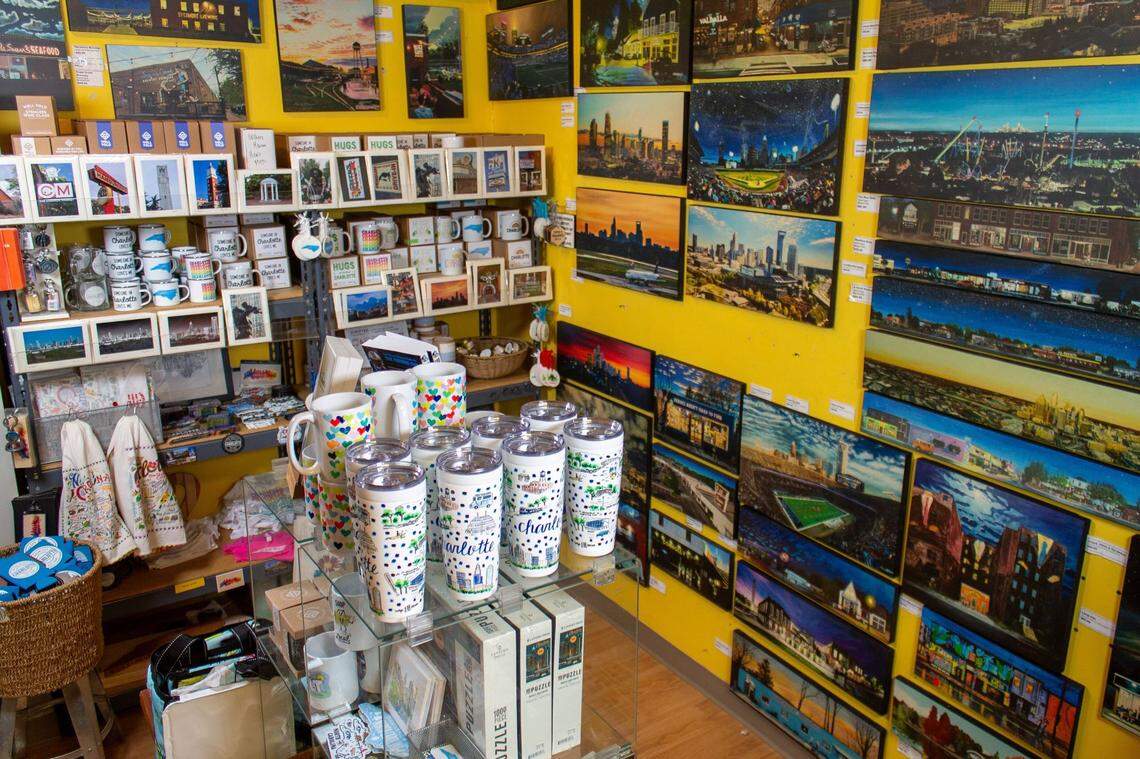 Paper Skyscraper not only has a variety of books to choose from but also has a selection of party favors, gifts and local art.