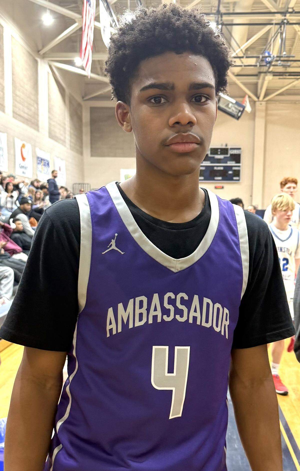 Rucker Jamison, the son of former UNC basketball star Antawn Jamison, is a freshman at Ambassador Christian, a new private school in Huntersville